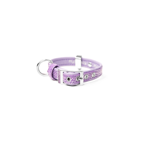 Lilac Saint Tropez Collar in Synthetic Fiber | MyFamily