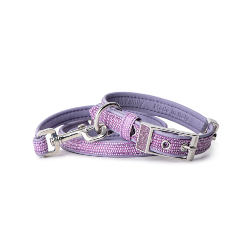 Lilac Saint Tropez Collar in Synthetic Fiber | MyFamily