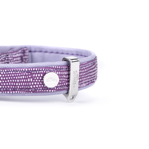 Lilac Saint Tropez Collar in Synthetic Fiber | MyFamily