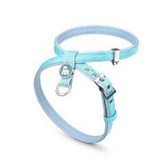 Turquoise Saint Tropez X-Harness in Synthetic Fiber
