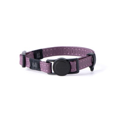 Amethyst Florence Cat Collar in Genuine Leather | MyFamily