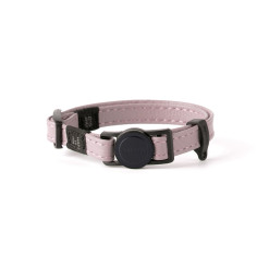Soft Pink Florence Cat Collar in Genuine Leather | MyFamily