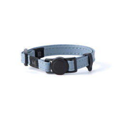 Sky Blue Florence Cat Collar in Genuine Leather | MyFamily