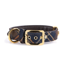 Black and Ochre Hermitage Collar in Genuine Leather | MyFamily