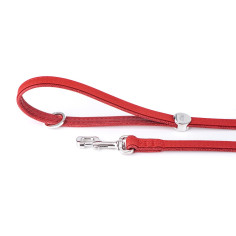 Red Bilbao Leash in Synthetic Fiber | MyFamily