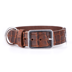 Collier Tucson en Cuir Véritable Marron | MyFamily