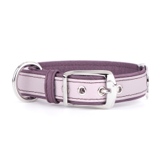 Light Purple Firenze Collar in Genuine Leather | MyFamily