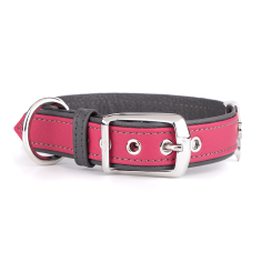 Collier Firenze en Cuir Véritable Fuchsia | MyFamily