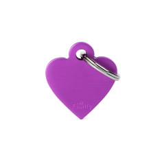 Basic Small Aluminum Purple Heart ID Tag | MyFamily