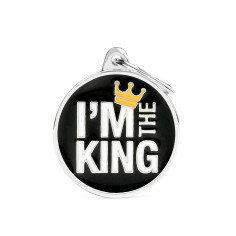 Médaille Charms "I'm The King" Grand | MyFamily