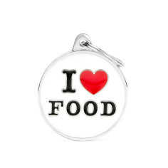 Médaille Charms "I Love Food" Grand | MyFamily