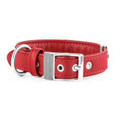 Red Bilbao Collar in Synthetic Fiber | MyFamily